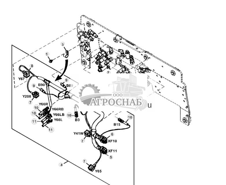 Wiring Harness, Brake Valve  Load Sensing Valve  Steering Valve - ST851779 326.jpg